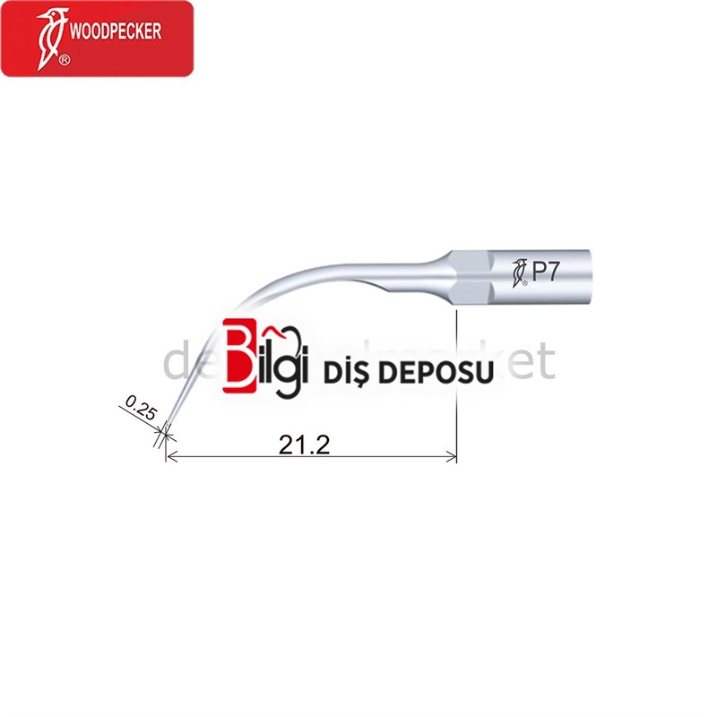 Kavitron Periodontic Ucu P7- Ems,Mectron,Woodpecker,WH Uyumlu