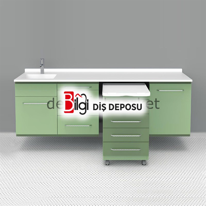 Duvara Sabitlenen Klinik Tezgah - Corian Tezgah AN05