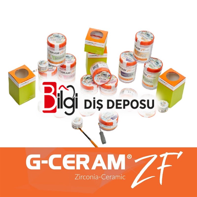 G-Ceram ZF Zirkon Porselen Tozu - Base Dentin 50 gr