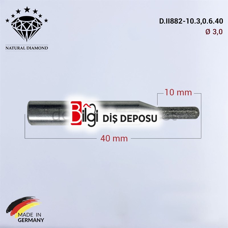 Imes Icore Wieland Elmas Cad Cam Drill 3,0 mm