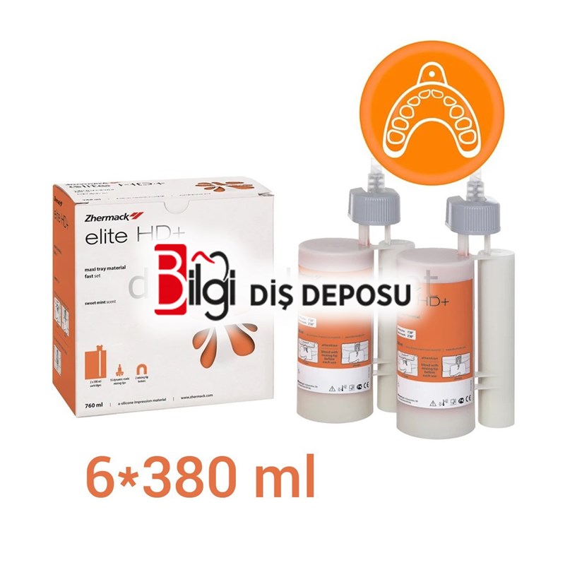 Elite HD+ Maxi Tray Makine Ölçüsü - Fast Set - 6*380 ml