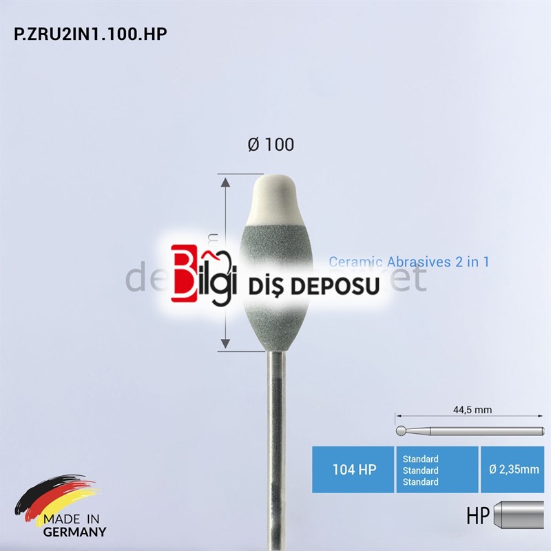 Seramic & Zirconium Abrasives 2 in 1 - P.ZRU2IN1 - Ø100 mm
