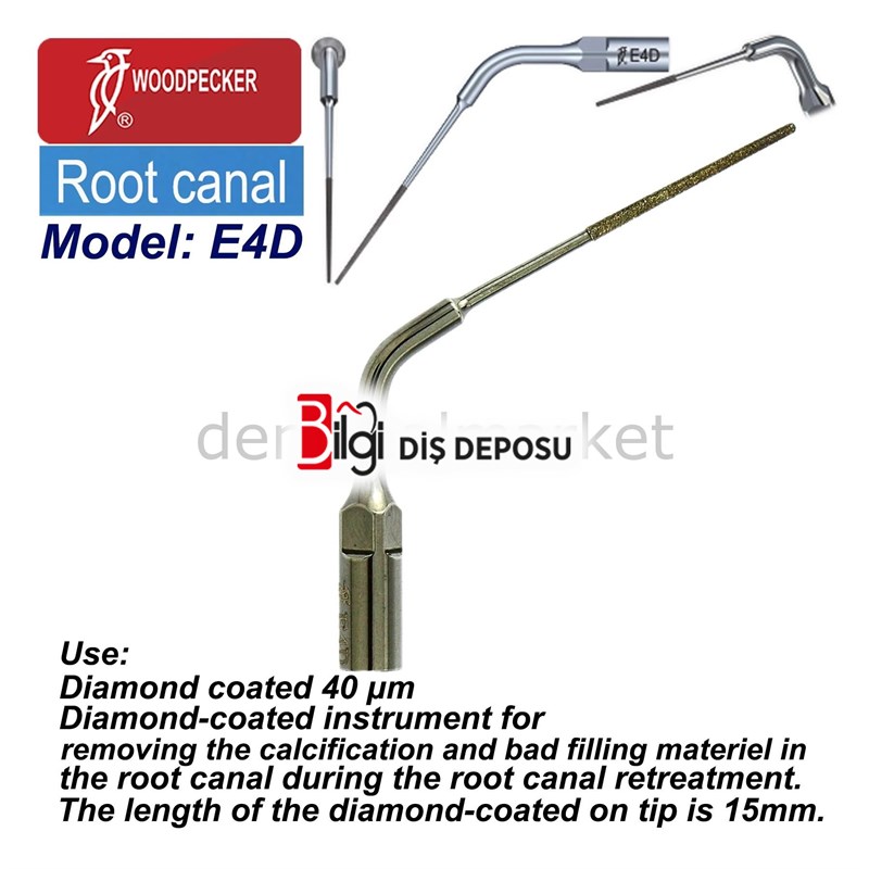 Kavitron Endodonti Ucu E4D - Ems,Mectron,Woodpecker,WH Uyumlu