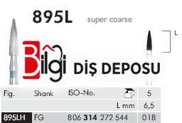 895LH Sentetik Elmas Frez 5 Adet
