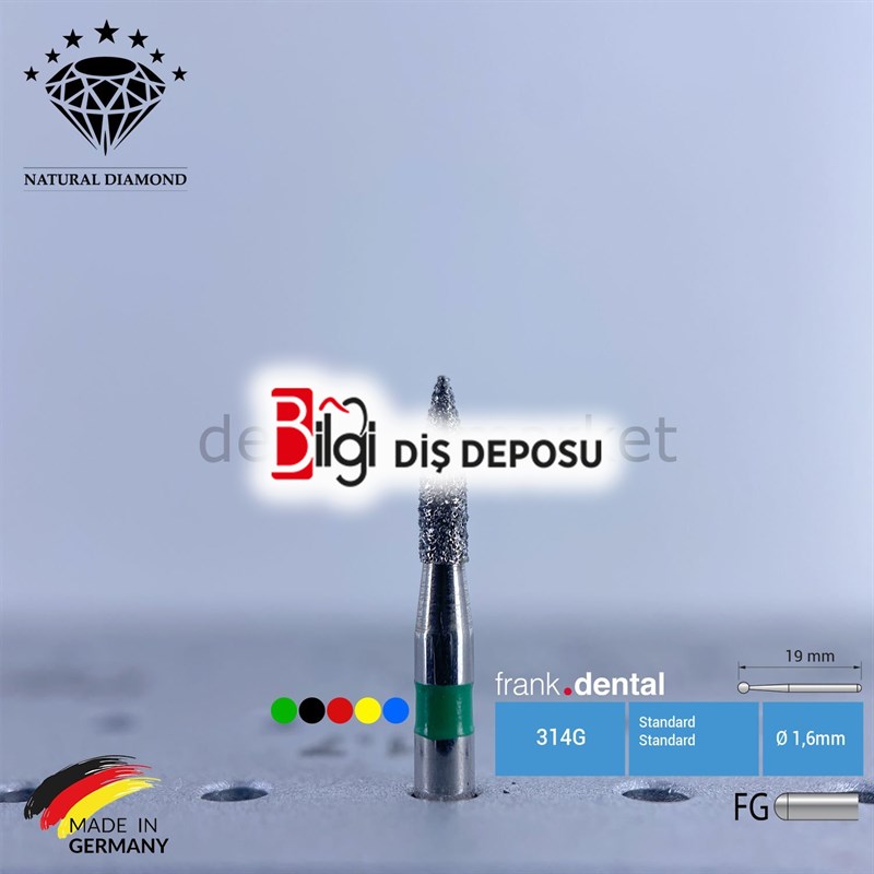 Doğal Elmas Frez - Aeratör - 860 - Alev Uç - 5 Adet