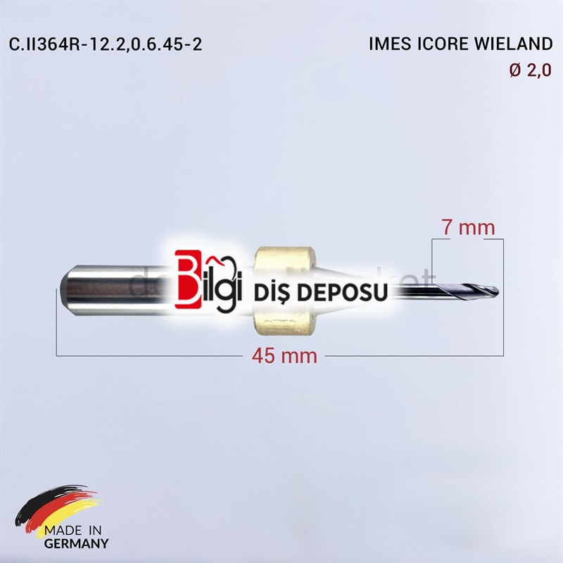 Imes Icore Wieland Cad Cam Drill 2,0 mm