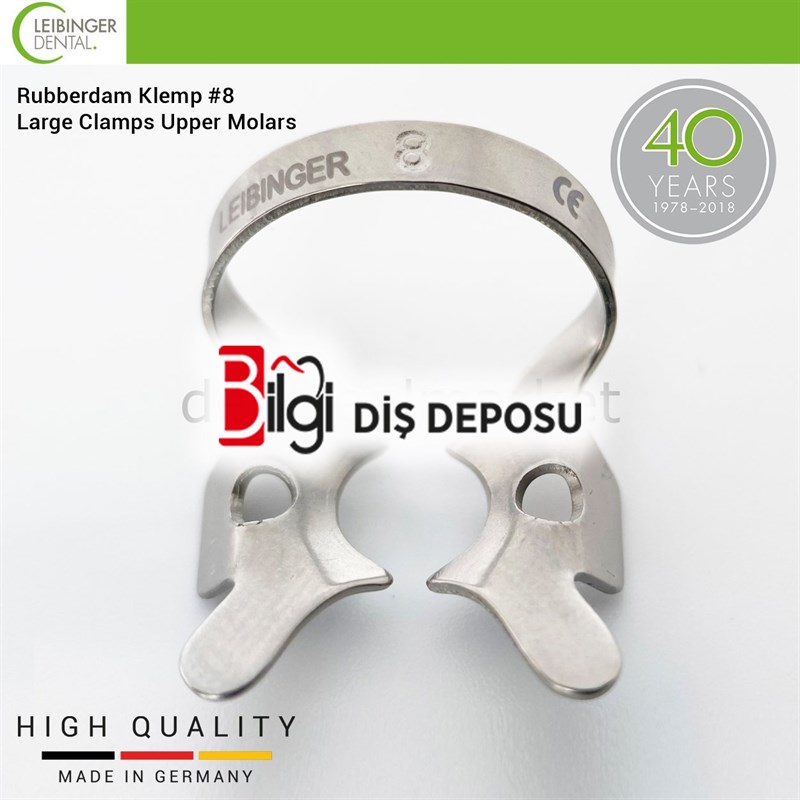 Rubberdam Klemp #8 - Large Clamps Upper Molars
