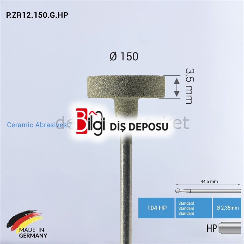 Zirkon & Seramik Abrasive - P.ZR12 - Ø150 mm