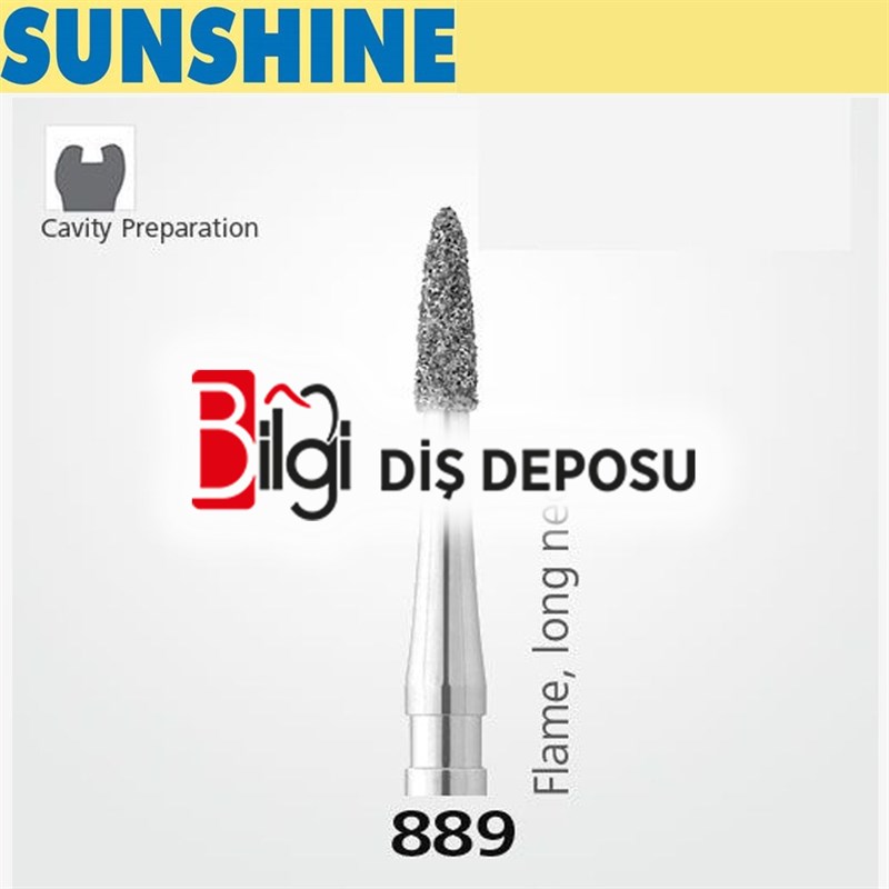889 Sentetik Elmas Frez - 5 Adet