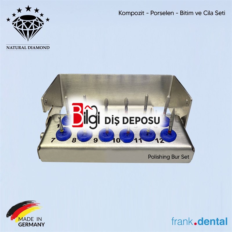 Elmas Frez - Kompozit - Porselen - Bitim ve Cila Seti