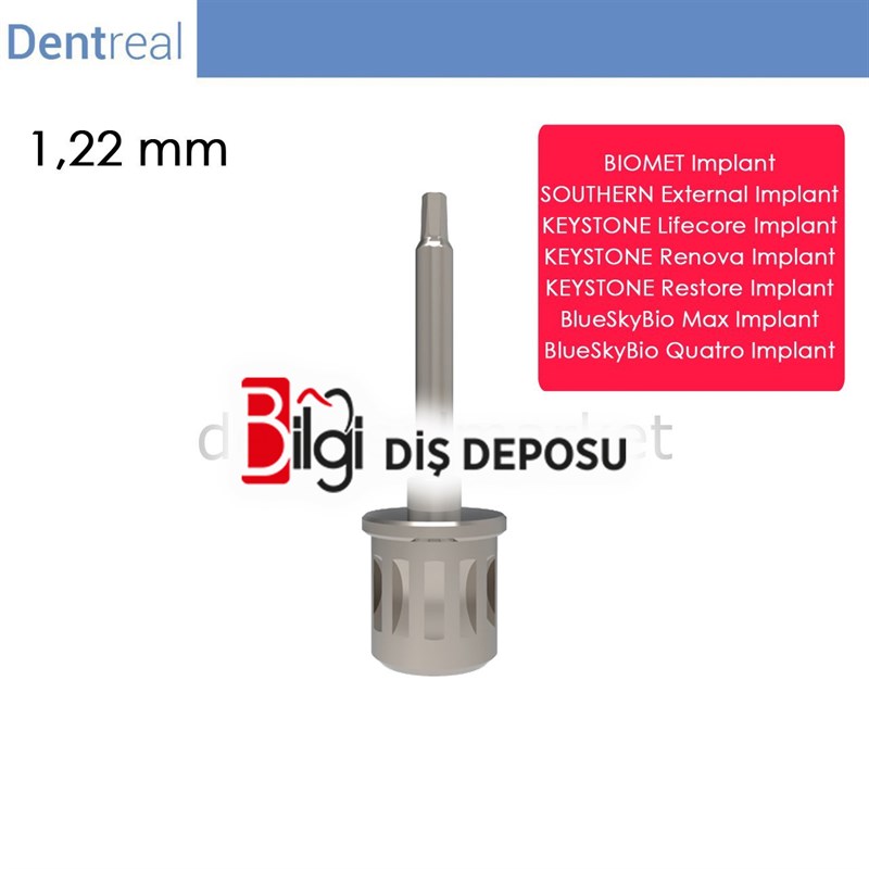 Keystone Renova Implant için Screwdriver 1,22 mm