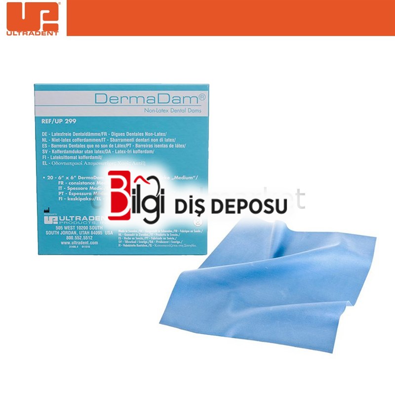 DermaDam Sentetik Rubber Dam - 60 Adet
