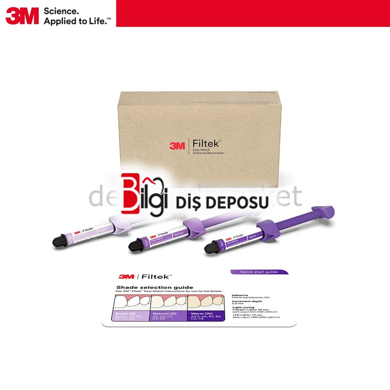 Filtek Easy Match Üniversal Restoratif  Intro Kit Şırınga