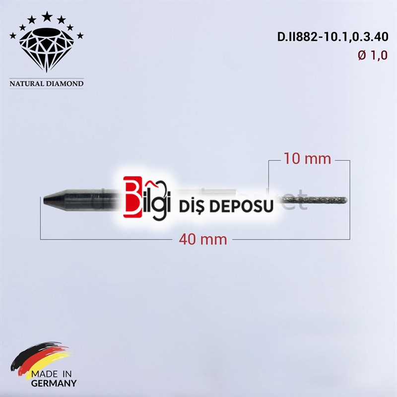 Imes Icore Wieland Elmas Cad Cam Drill 1,0 mm