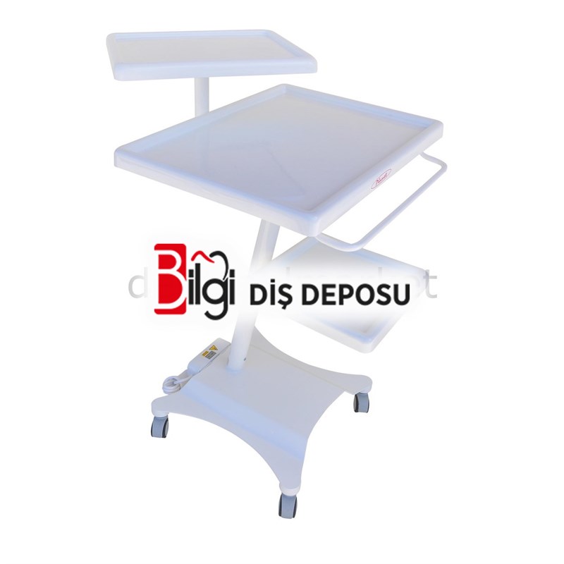 Hareketli Sehpa - Tedavi Troleyi - İmplant Sehpası - 4B