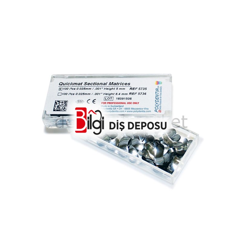 Quickmat Sectional Matris Refil - 100'lük Paket