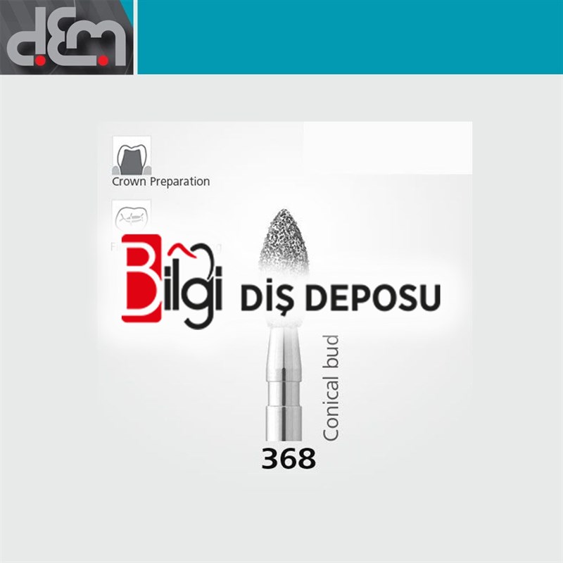 DX Sentetik Elmas Frez - 368 - Labut Uç - 10 Adet