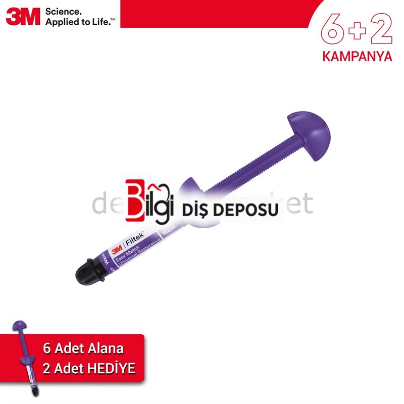 Filtek Easy Match Üniversal Restoratif  Kompozit 4gr - 6+2 Kampanya***