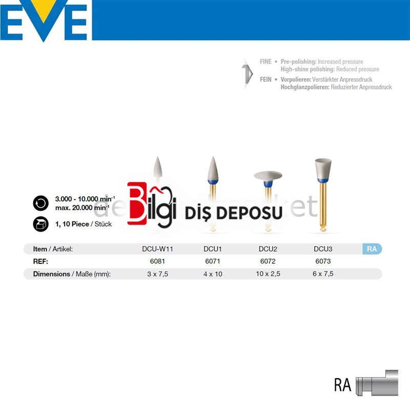 Diacomp Ultra Tek Aşamalı Kompozit Cila Refill - Anguldruva