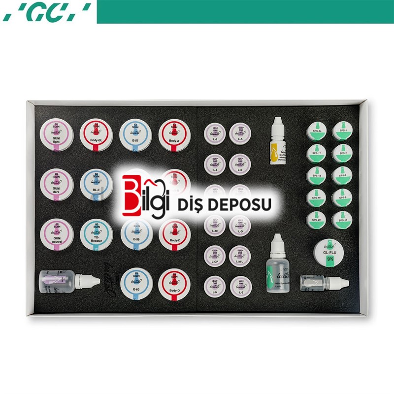 Initial IQ ONE SQIN System Set - Porselen&Zirkon Makyaj Seti