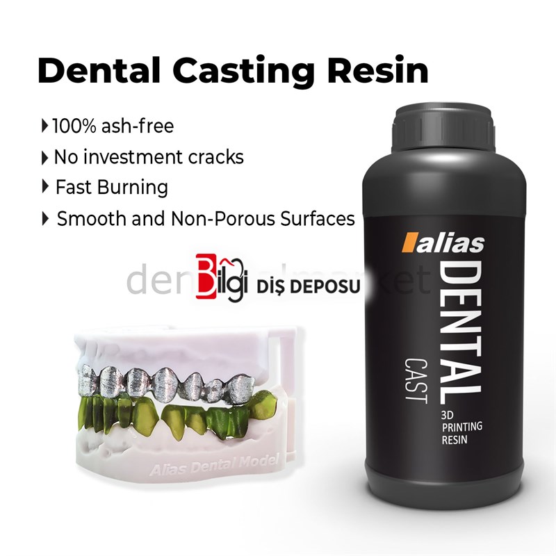 3D Yazıcı Reçine - Cast Profesyonel Döküm Reçinesi - 1000 gr