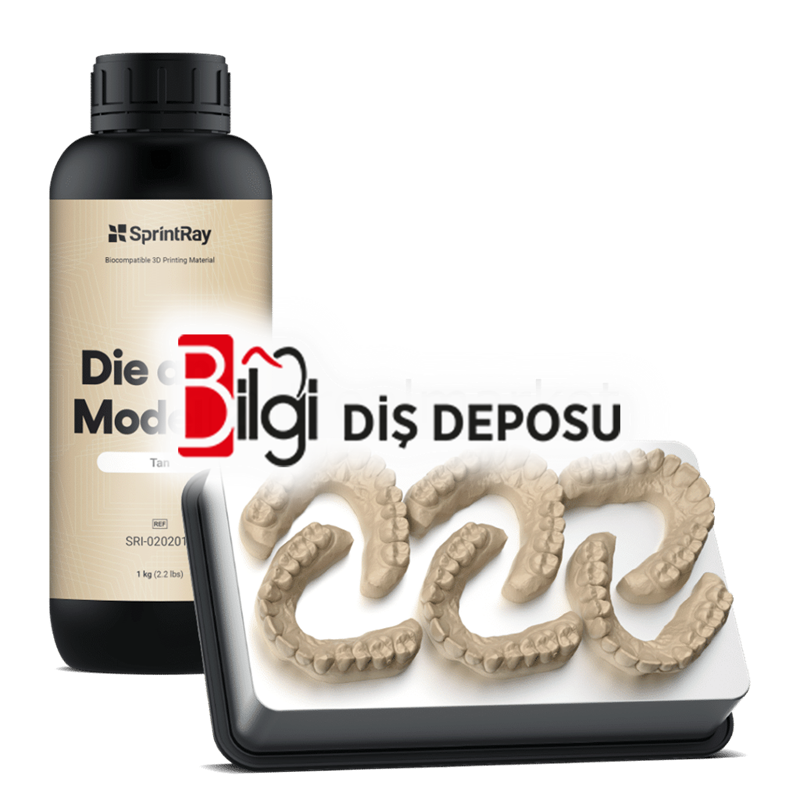 Die&Model Tan II 3D Yazıcı Reçine 1 Kg