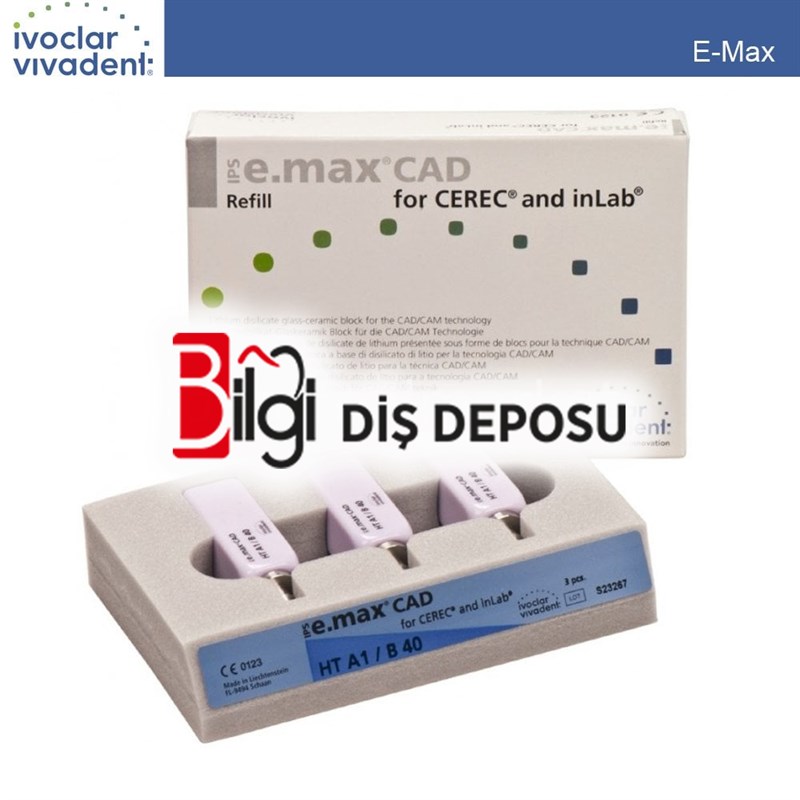 IPS e.max CAD for CEREC ve inLab Blok HT B40