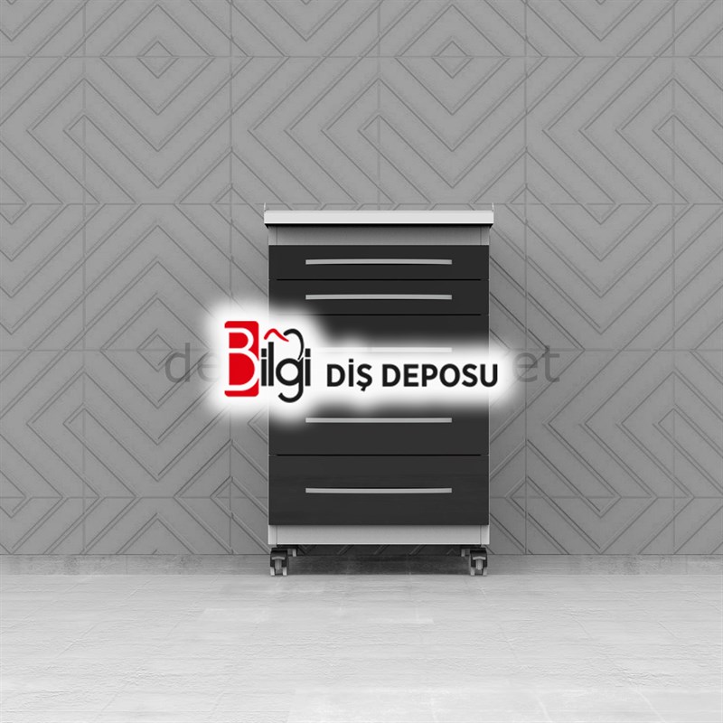 Mobil Klinik Dolap - Laminat Tezgah MB02