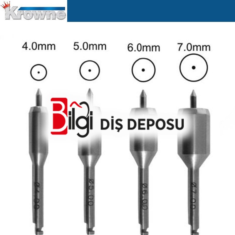 Punch Frez Biopsi Bıçagı Pinli Refil