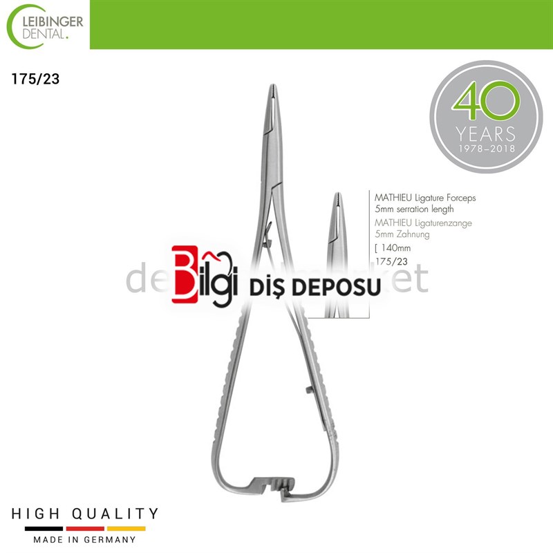 MATHIEU Ligature Forceps - Ligatür Forseps - 140 mm