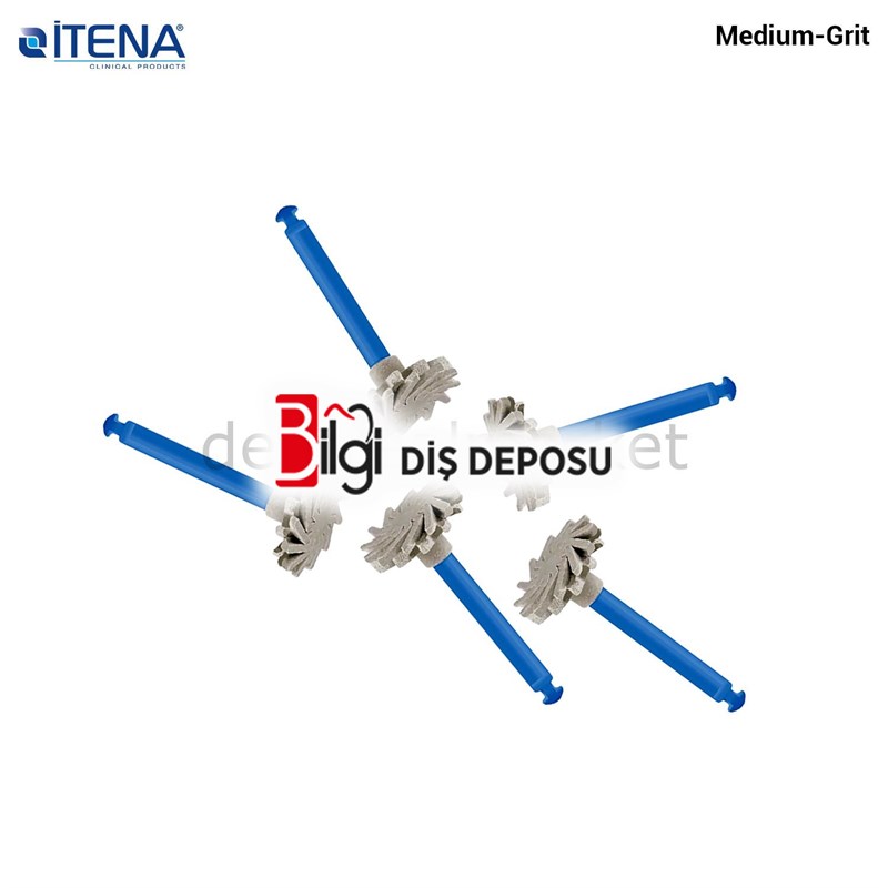 Polish HD Twist Polishers/Medium-Grit Kompozit Cila Seti - 12 Adet