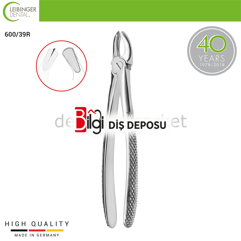 Çocuk Davyesi Üst Azı Dişleri, Sağ - Fig39R