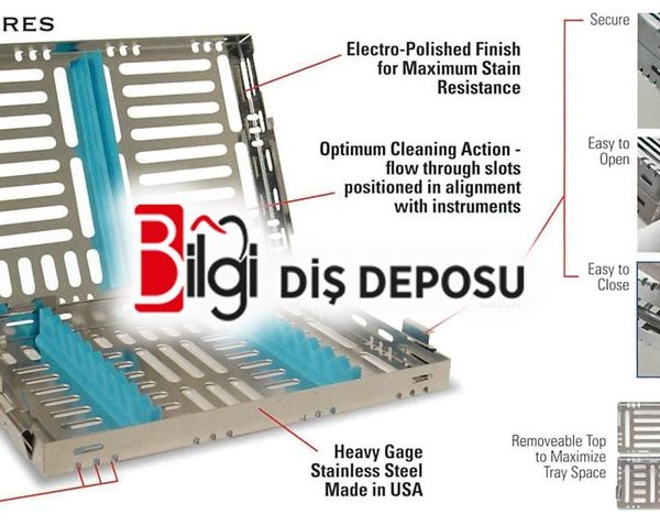 Stainless Steel Casette 5 Parçalık