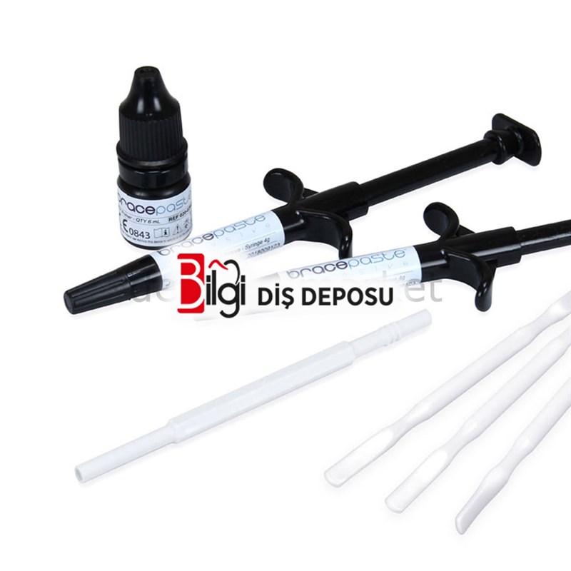 BracePaste Kit - Braket Yapıştırma Siman Seti - 2*4 gr Şırınga
