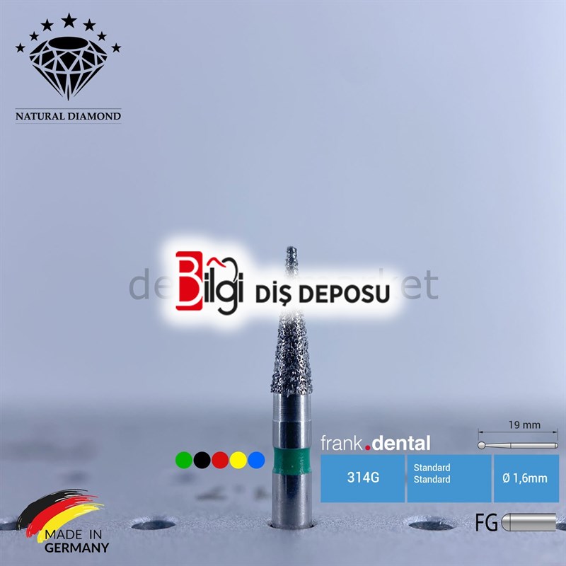Doğal Elmas Frez - Aeratör - 852 - İğne Uç - 5 Adet