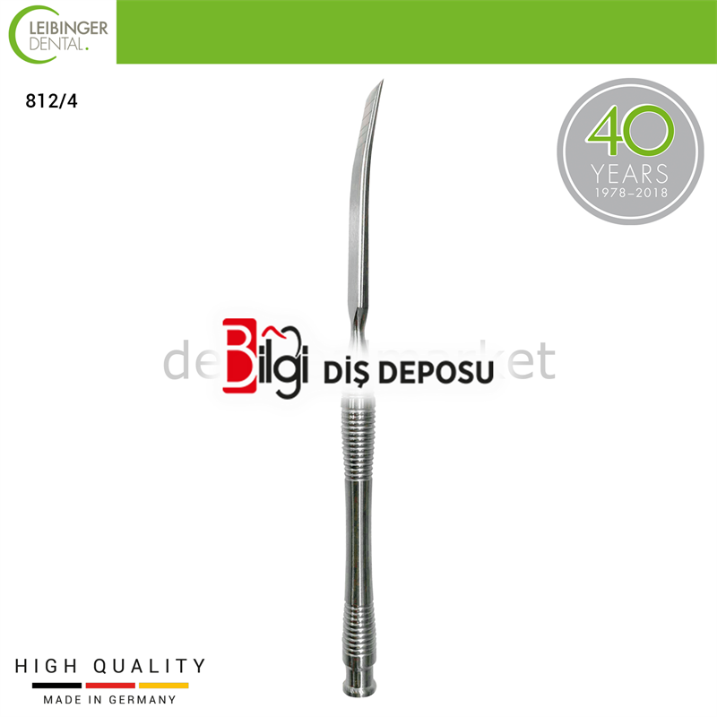 Ergodesign Chisel Osteotom Keski Eğri - 17 cm