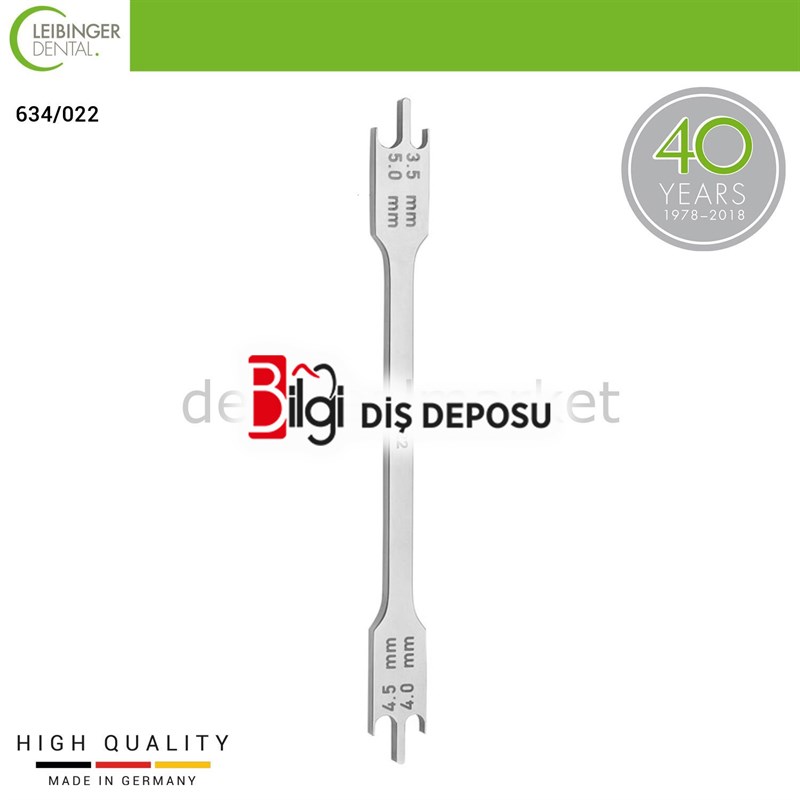 Bracket Positioning Gauge - Braket Konumlandırma Göstergesi .022 yuva için
