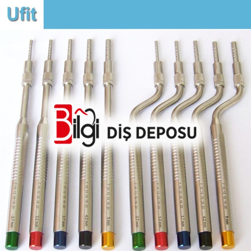 Osteotom Seti Stoperli 10 Parça +Kaset