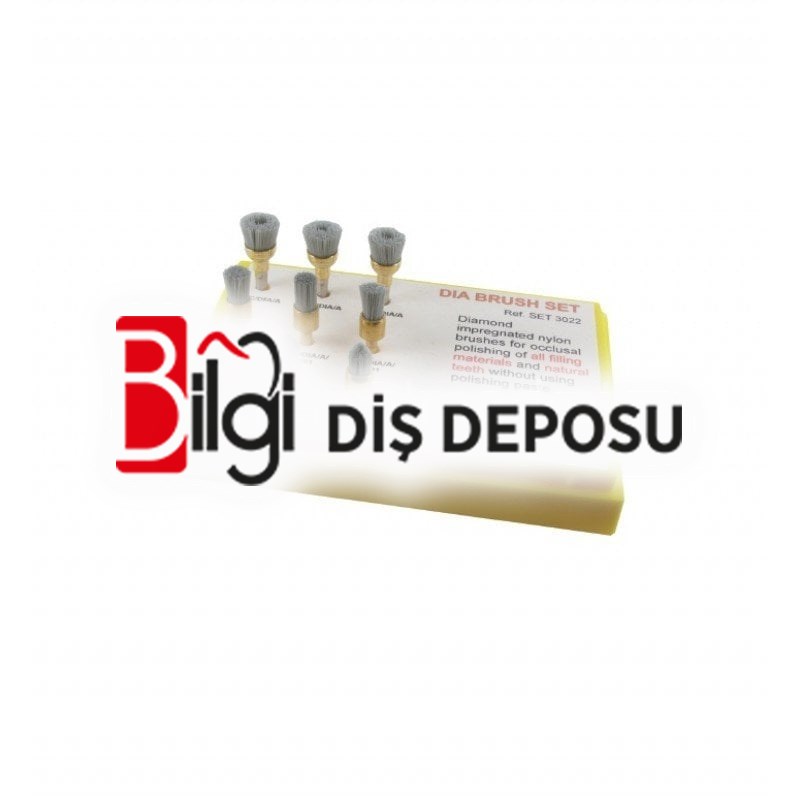 Diamond Brush Elmas İçerikli Cila Parlak Diş Cilası Set