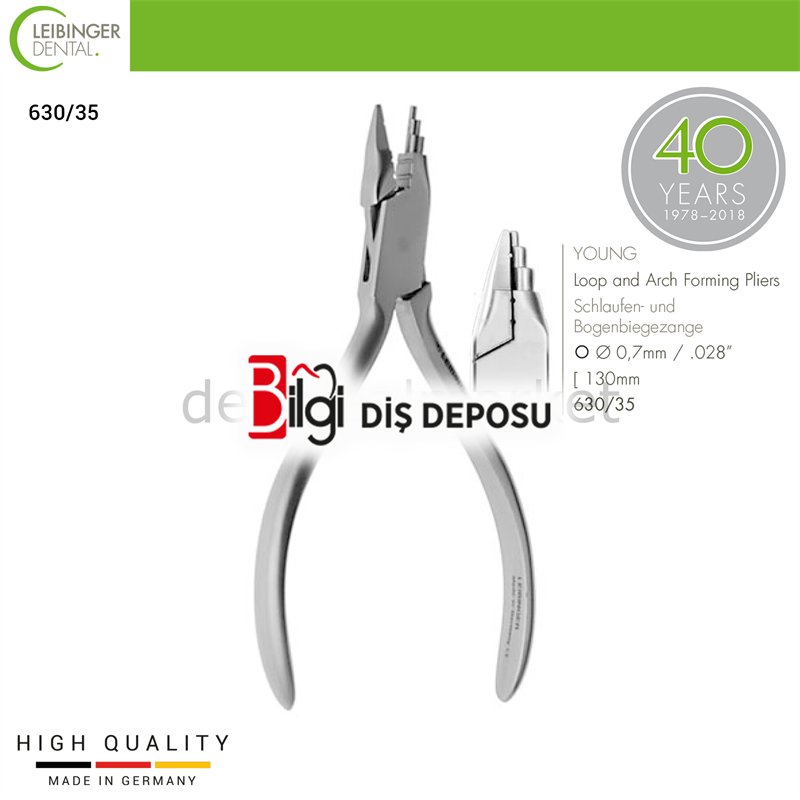 YOUNG Loop and Arch Forming Pliers - 130 mm