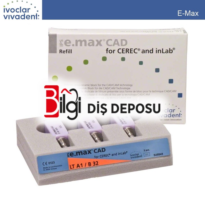 IPS e.max CAD for CEREC ve inLab Blok HT B32