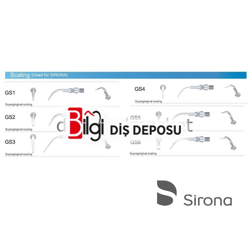 Kavitron Uçları GS6 - Sirona Uyumlu