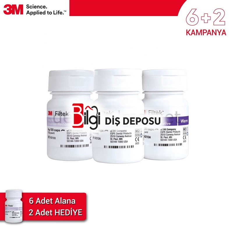 Filtek Easy Match Üniversal Restoratif Kapsül Kompozit 6+2 Kampanya***