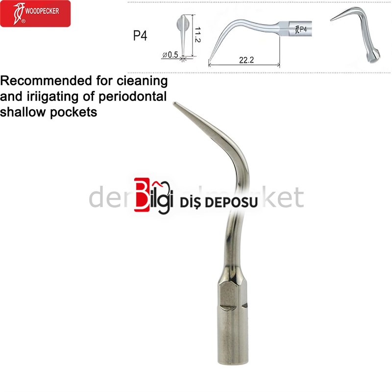 Kavitron Periodontic Ucu P4- Ems,Mectron,Woodpecker,WH Uyumlu