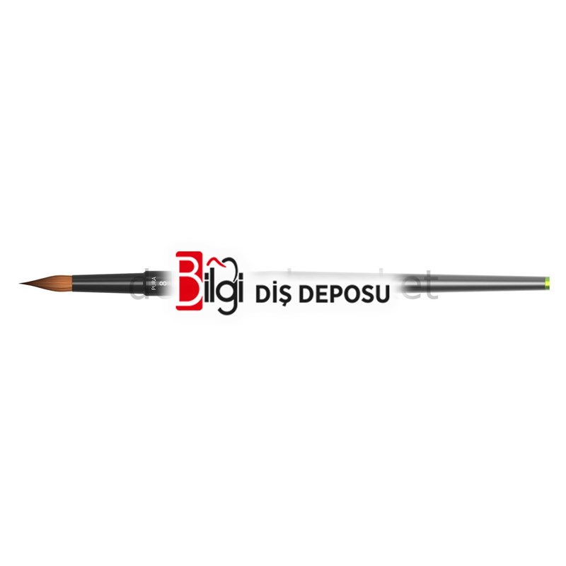 PuraBrush Ceramic Brush - Kolinsky Fiber Fırça No:8