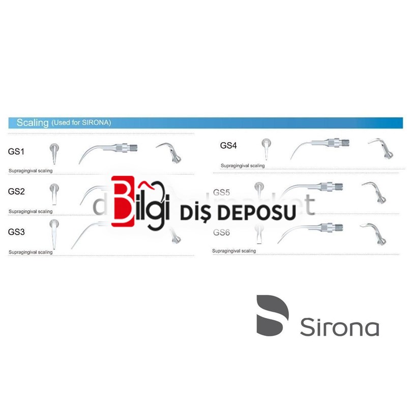Kavitron Uçları GS4 - Sirona Uyumlu