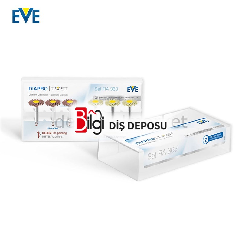 Diapro Twist Lityum Disilikat için Cila Seti - RA363