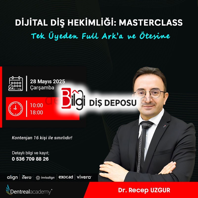 Dijital Diş Hekimliği: Masterclass - Tek Üyeden Full Ark'a ve Ötesine - Dr. Recep Uzgur