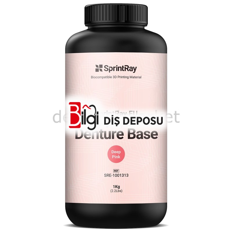 EU High Impact Denture Base 3D Yazıcı Reçine 1 Kg