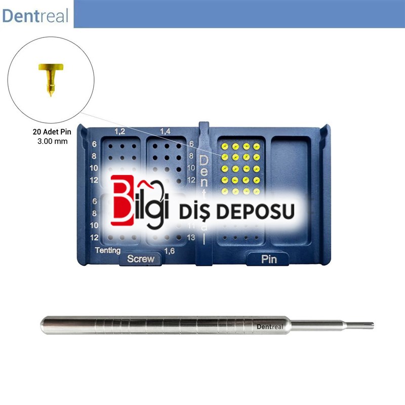 New Memfix Membran Sabitleme Pin Set 3 mm - 20 Pin